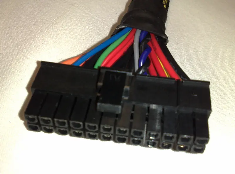 24-pin ATX Connector: Powers the motherboard (main connector).