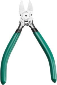 Wire Cutter 5.2 inch Flush Cutters Ultra Sharp Side Cutters Spring Loaded Wire Cable Cutter Durable