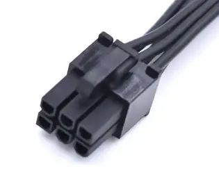 6-pin PCIe Connector: Powers smaller GPUs.