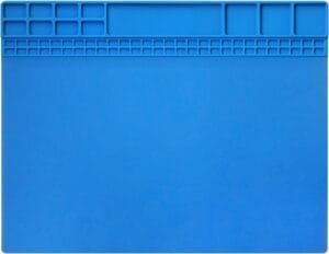 Large Soldering Mat/Pad Silicone Heat Resistant Mat 932°F Hot Air Rework Mat/Pad Repair Mat for iPadiPhoneCircuit Board 