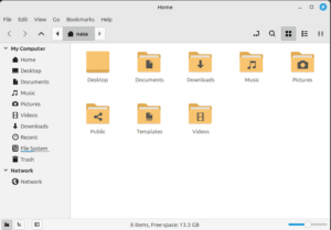 Linux Mint file manager