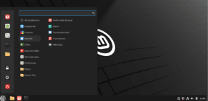 Linux Mint start menu