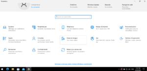 windows settings